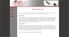 Desktop Screenshot of msfelectric.com